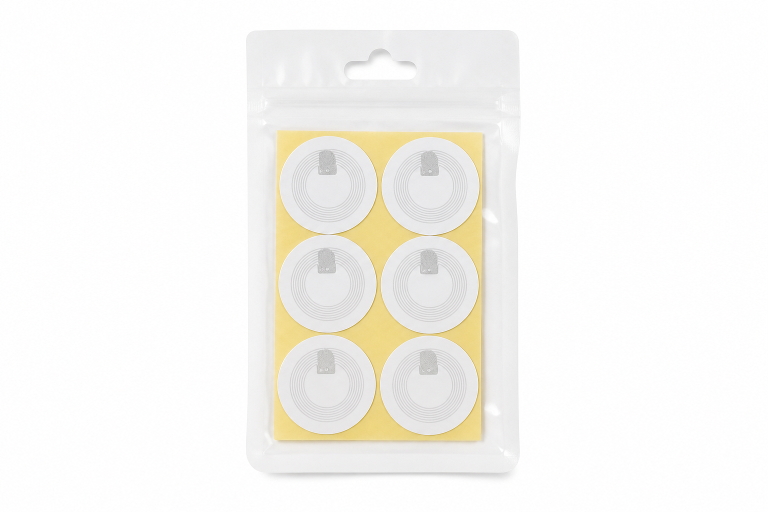 Étiquettes NFC NTAG213 adhésives — pack de 50
